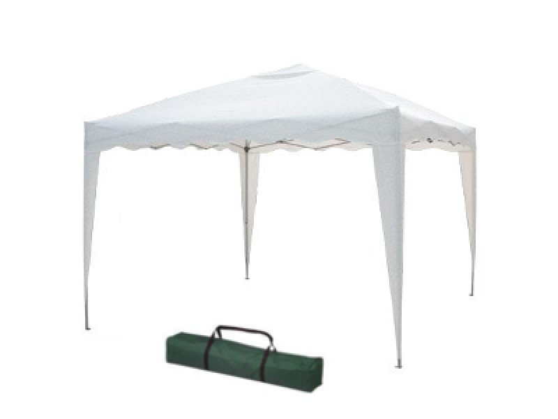 GAZEBO PIEGHEVOLE C/BORSA MT.3X3 BIANCO ART.787/3