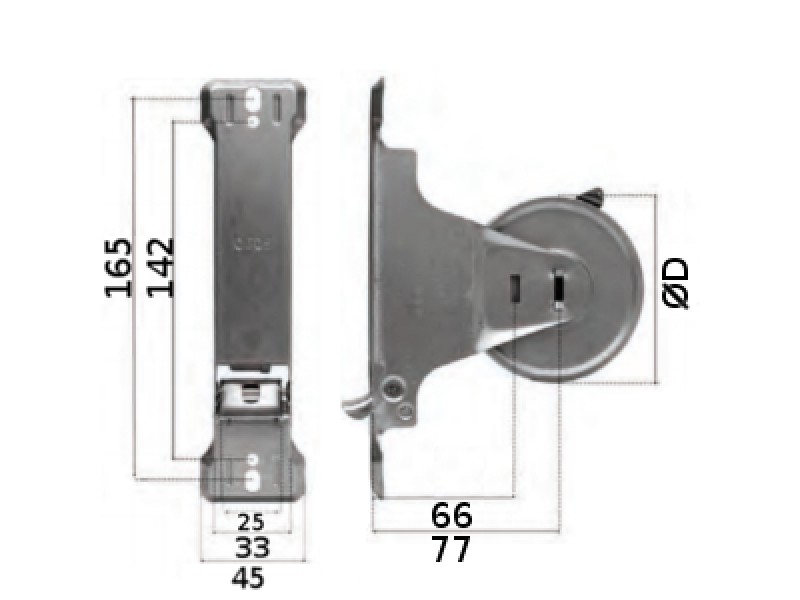 AVVOLGITORE C/VITE I=142-165 MT.8 ART.1307/B (146946)