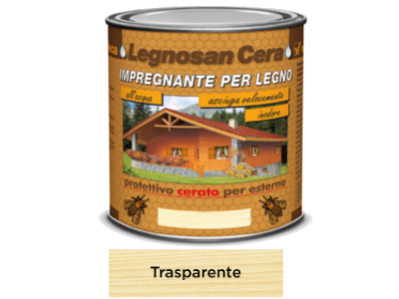 IMPREGNANTE ALL' ACQUA LEGNOSAN CERA TRASPARENTE ML.750