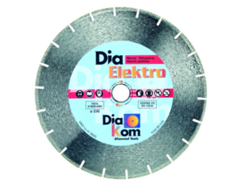 DISCO DIAMANTATO D.115 X MARMO/MAT. PLASTICHE DIAKOM