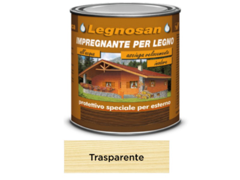 IMPREGNANTE ALL' ACQUA LEGNOSAN TRASPARENTE ML.750