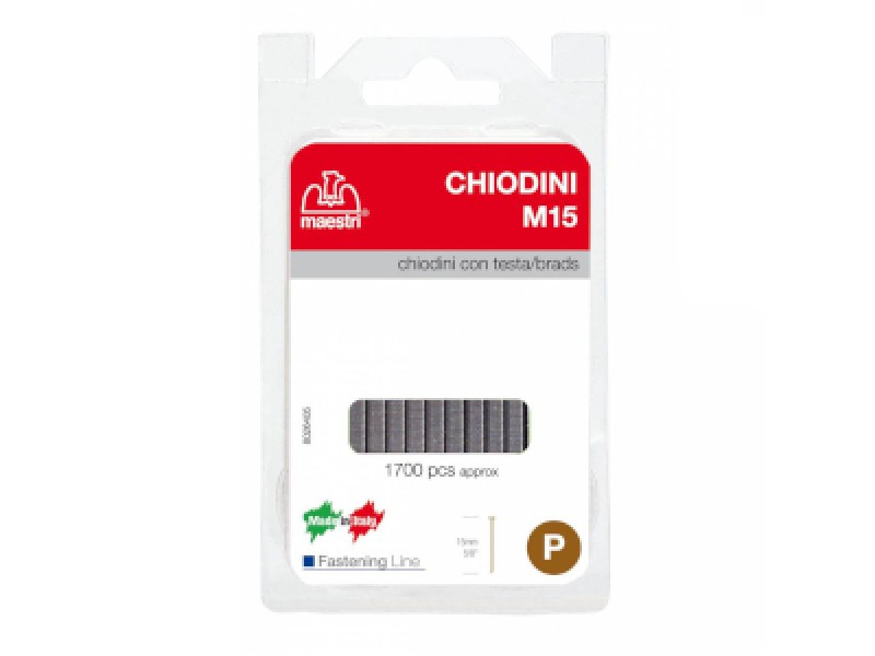 CHIODINI C/TESTA RO-MA M15 MM.15 PZ.1700 ART.1130803