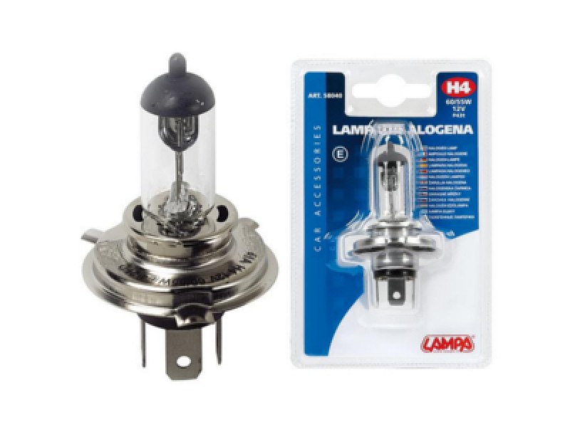 LAMPADA ALOGENA H4 60/55W 12V P43T 58040