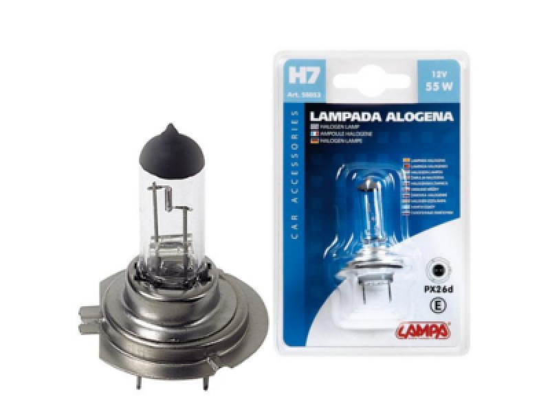 LAMPADA ALOGENA H7 55W 12V PX26D 58053