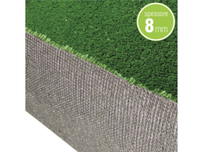 TAPPETO PRATO VERDE MM.8 MT.2X25