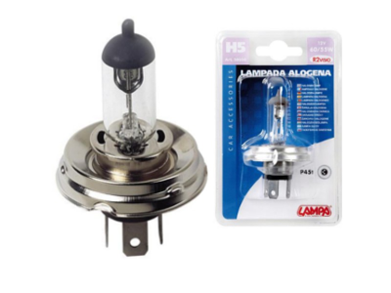 LAMPADA ALOGENA H5 55/60W 12V P45T 58050