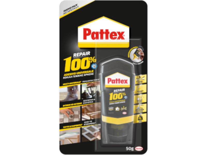 PATTEX 100% COLLA PER TUTTI I MATERIALI GR.50