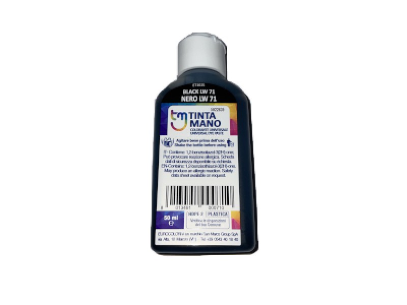 COLORANTE TINTAMANO LW71 ML.50 NERO PZ.12