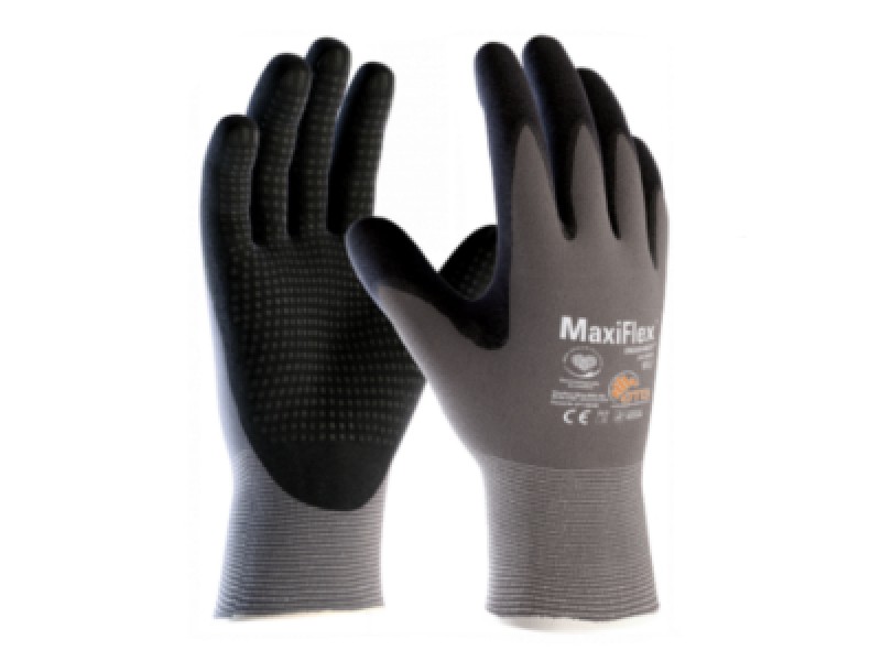 GUANTI NITRILE PUNTINATI MAXIFLEX ENDURANCE TG.8 42-844 GRIGIO