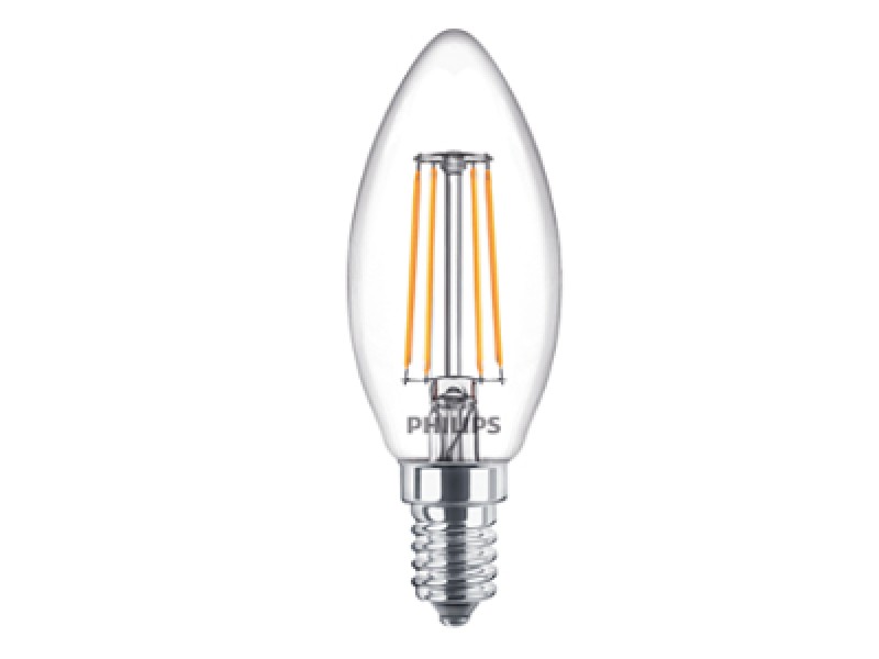 LAMPADINA CANDELA A LED LEDCANDLE FILAMENT 4,3W E14 470 LUMEN 2700K