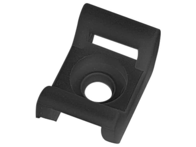 SUPPORTO A SELLA NYLON NERO X FASCETTA MAX 9,0 ART.5497