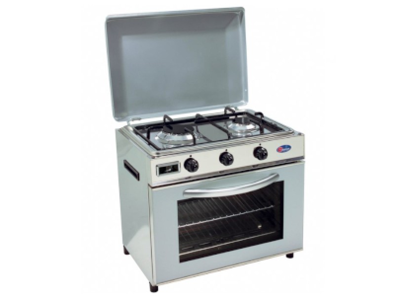 FORNELLO A GAS BABY CUCINA 2F + FORNO LT.19 VALVOLATO FO600