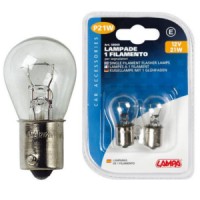 LAMPADA 1 FILAMENTO 21W 12V BA15S PZ.2 58060