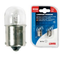 LAMPADA SFERICA 5W 12V BA15S PZ.2 58070